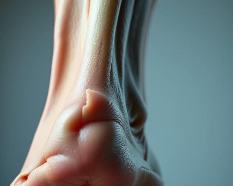 straszny ból nad piętą przy chodzeniu