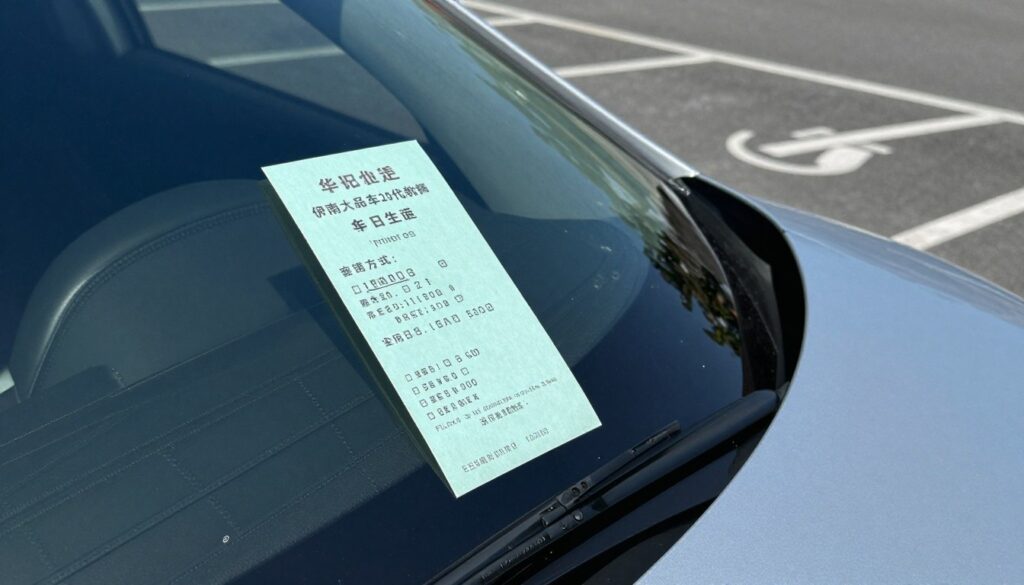 Mandat za nieprawidłowe parkowanie na miejscu dla niepełnosprawnych Mandat za nieprawidłowe parkowanie na miejscu dla niepełnosprawnych