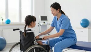 Dziecko niepełnosprawne podczas rehabilitacji - alimenty na niepełnosprawnego