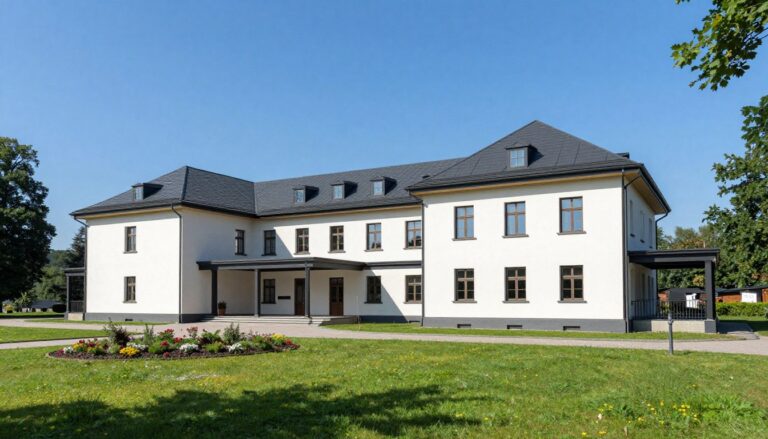 Sanatorium Włókniarz Busko Zdrój - widok z zewnątrz budynku sanatorium włókniarz busko zdrój promocje