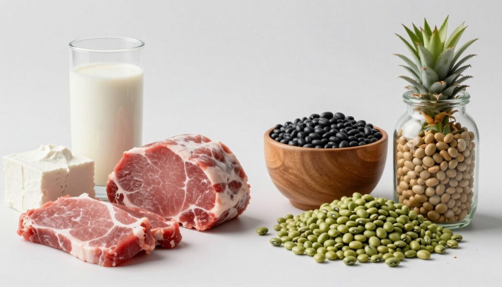 białka w diecie różne źródła porównanie