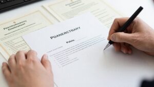 Osoba analizująca dokumenty dotyczące wymagań prawnych zawodu fizjoterapeuty w Polsce