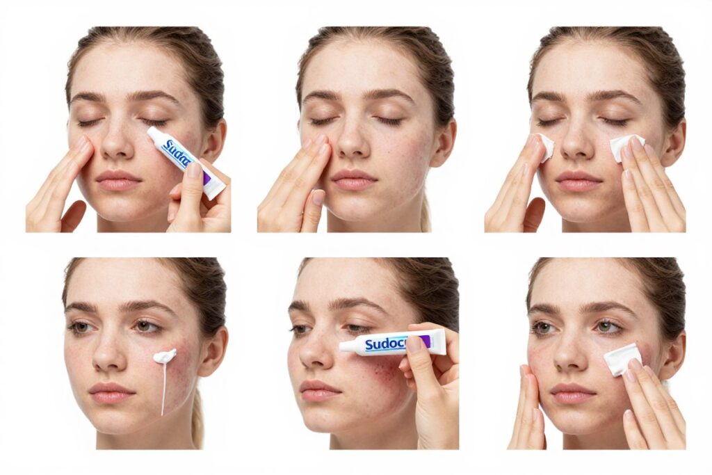 Instrukcja aplikacji Sudocrem na rany
