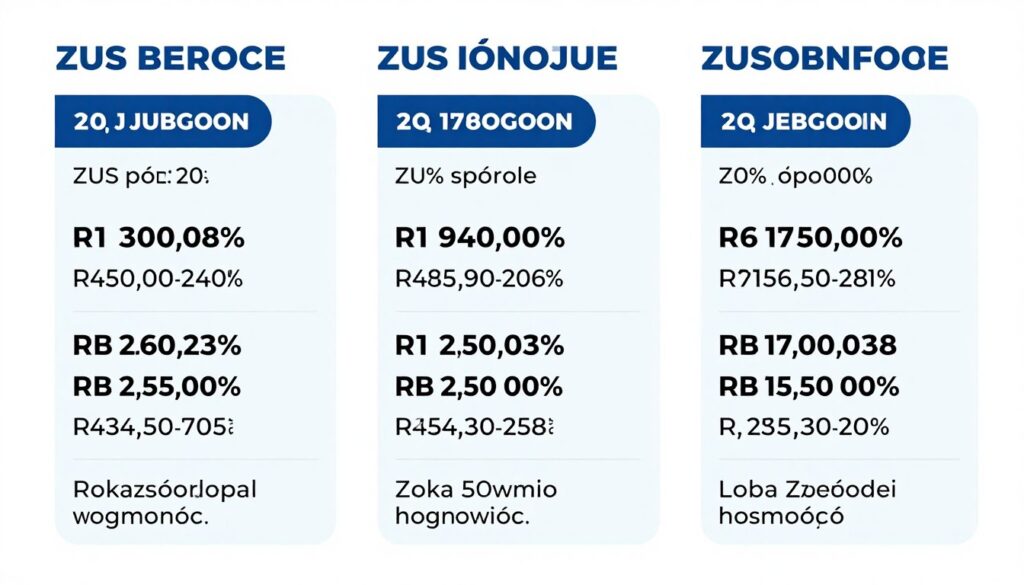 Przykłady różnych formatów numeru emerytury ZUS z objaśnieniami