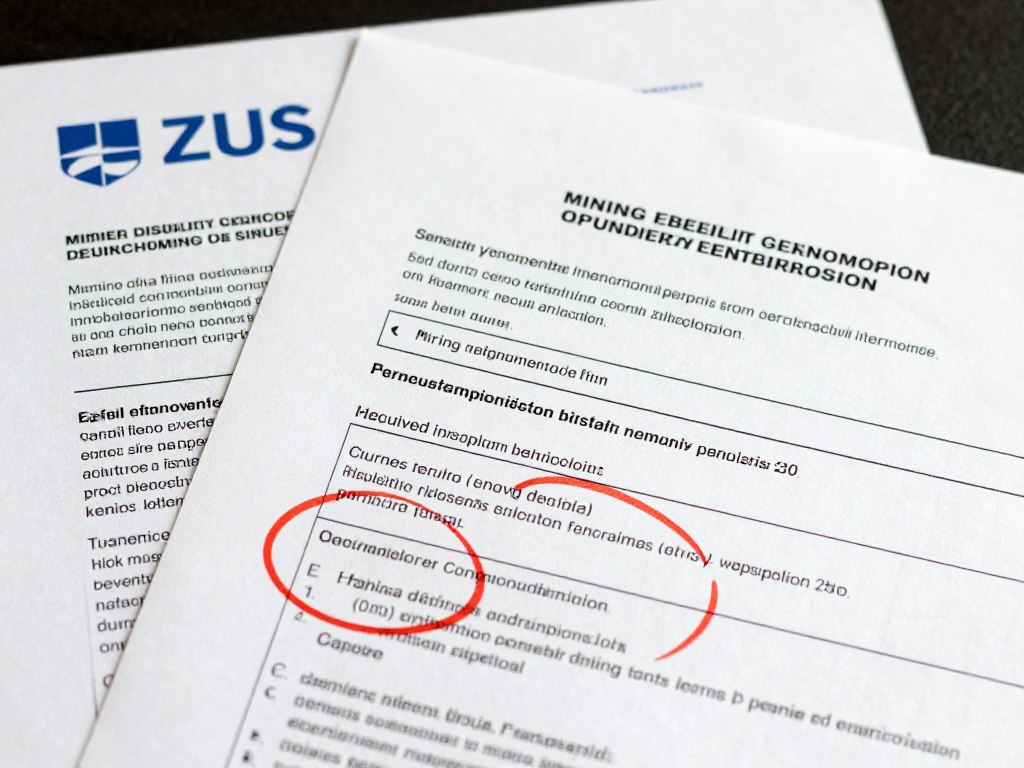 Dokumenty rentowe dla górników - inne świadczenia górnicze