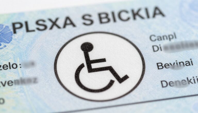 Symbol niepełnosprawności 03-L na oficjalnym dokumencie orzeczenia o niepełnosprawności