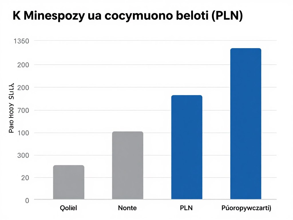 Wykres porównujący emeryturę górniczą z innymi świadczeniami emerytalnymi