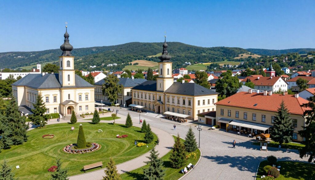 Krynica-Zdrój - widok na miasto