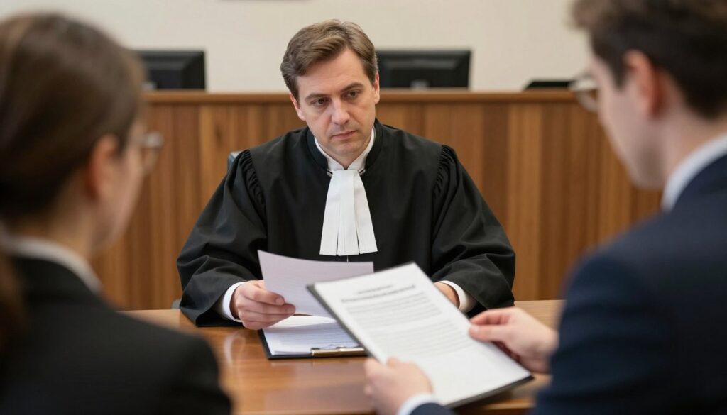 Opiekun prawny składający sprawozdanie w sądzie - nadzór sądu nad opiekunem prawnym