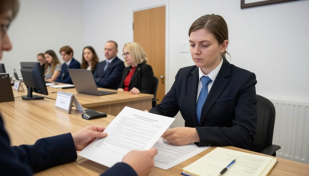Osoba składająca wniosek o opiekuna prawnego w sądzie - procedura krok po kroku