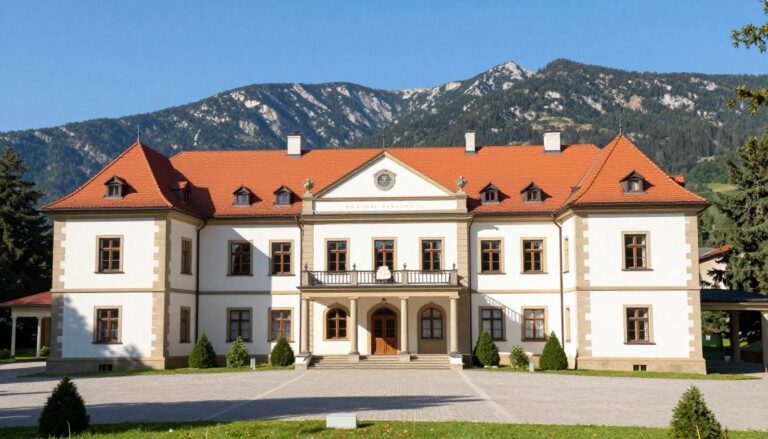 Sanatorium Lwigród w Krynicy-Zdroju - widok z zewnątrz