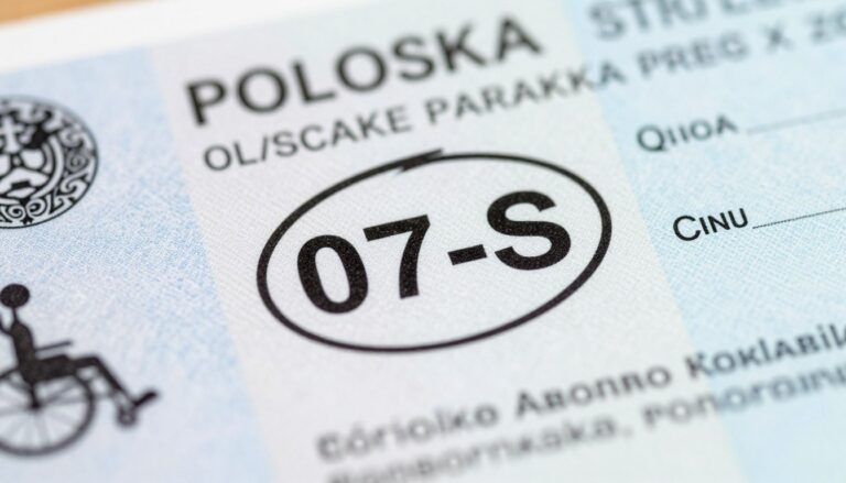 Symbol niepełnosprawności 07-S na dokumencie orzeczenia o niepełnosprawności