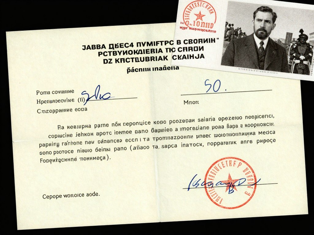 Dokument przyznający rentę sybiracką