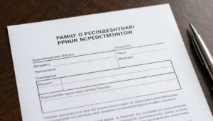 Dokument renty rodzinnej po ojcu który płacił alimenty