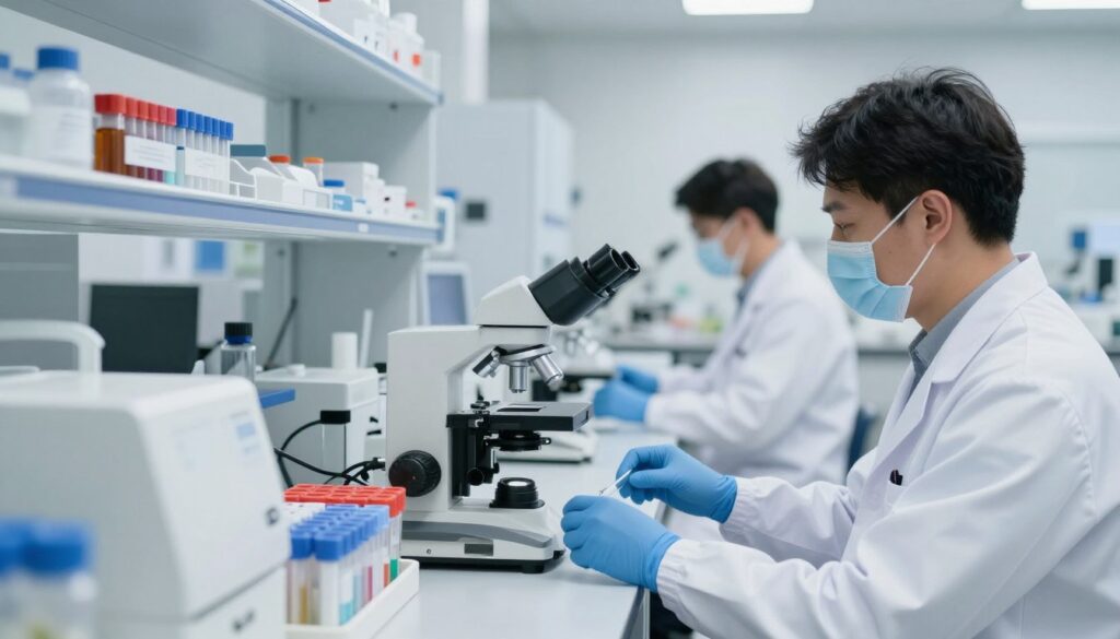 Laboratorium badające zaburzenia enzymatyczne - symbol niepełnosprawności 11-I