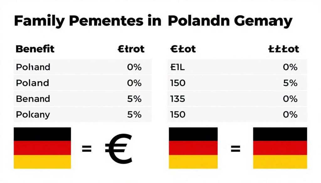 Porównanie wysokości renty rodzinnej w Polsce i Niemczech