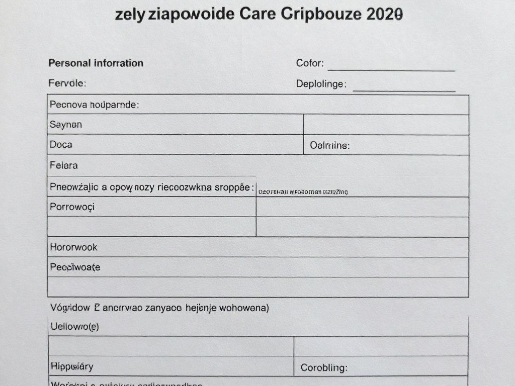 Wzór oświadczenia o opiece nad osobą starszą z wypełnionymi przykładowymi danymi Wzór oświadczenia o opiece nad osobą starszą z wypełnionymi przykładowymi danymi
