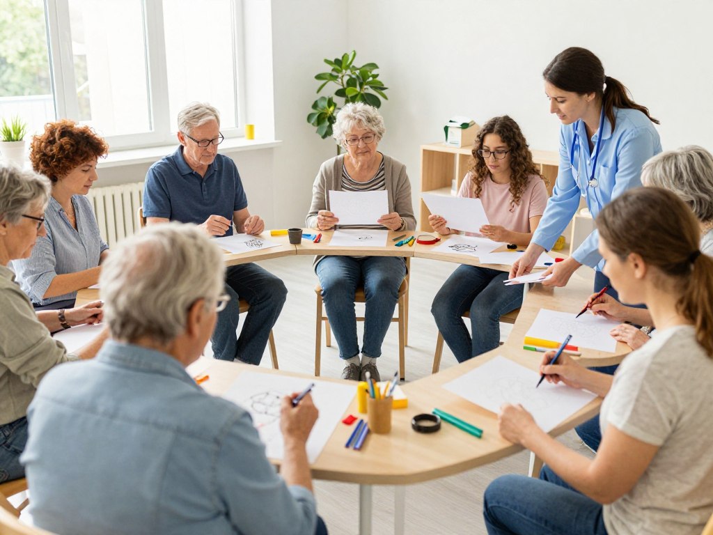 Zajęcia terapeutyczne dla osób niepełnosprawnych w Domu Pomocy Społecznej Zajęcia terapeutyczne dla osób niepełnosprawnych w Domu Pomocy Społecznej